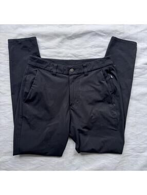 Lululemon Men’s ABC Pants 28x30 Gray Dark Slim Stretch Performance Golf Casual